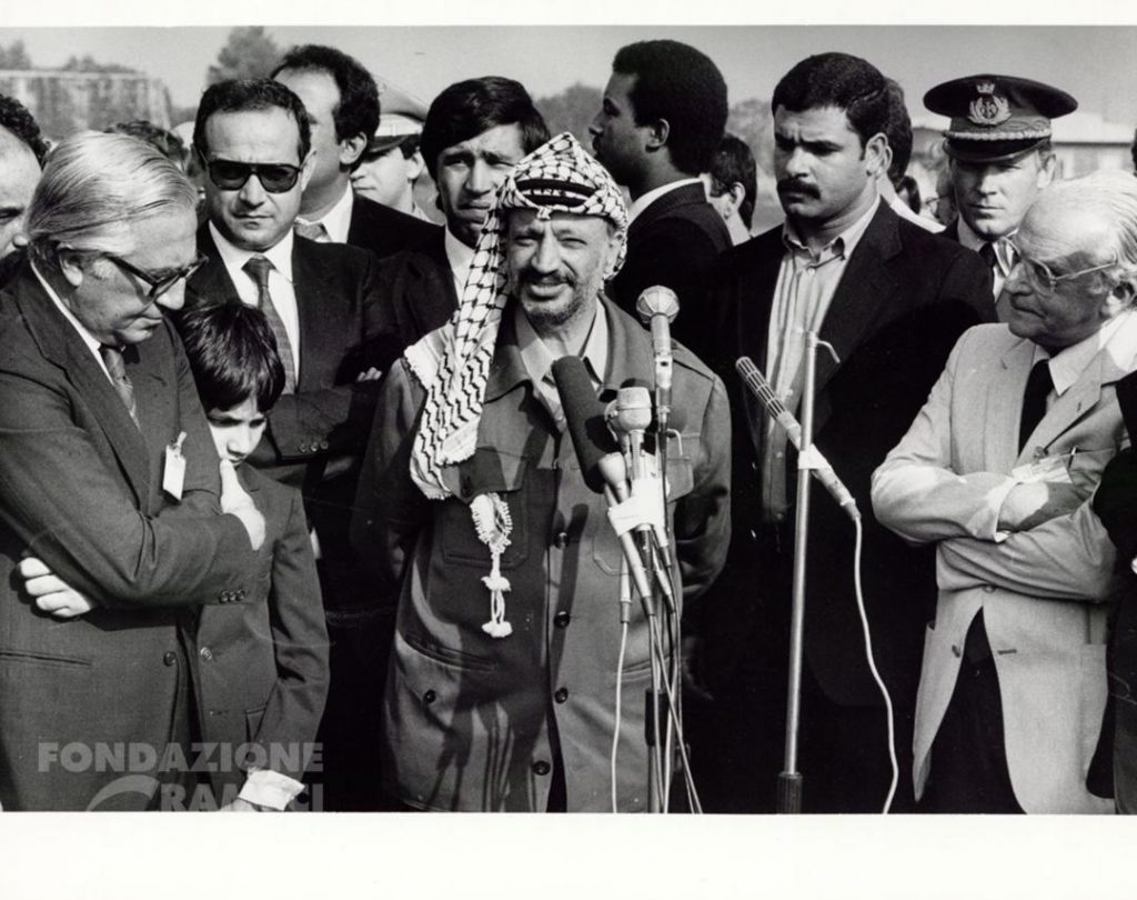 Yasser Arafat a Roma